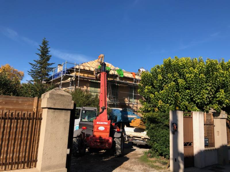 Isolation et rénovation de la toiture d'une villa aux Milles, Bouches-du-Rhône (13)