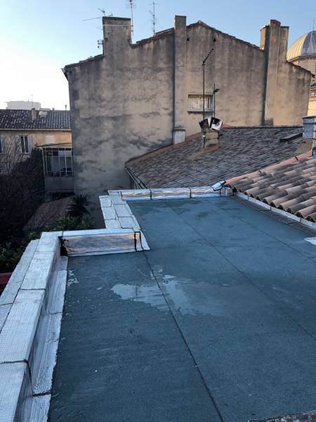 Rénovation de l'étanchéité du toit terrasse d'une maison à Marseille 8ème arrondissement