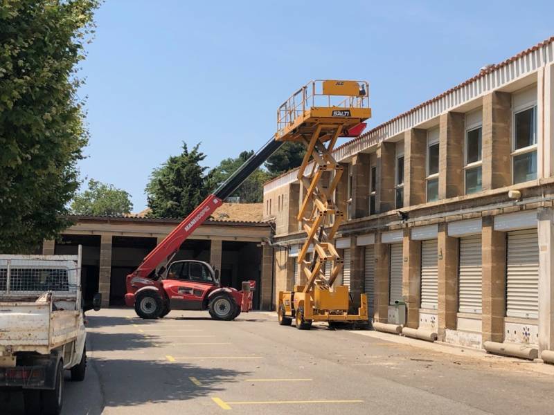 Chantier de rénovation et d'étanchéité : collège Jules Ferry Marseille 15ème, Bouches du Rhône
