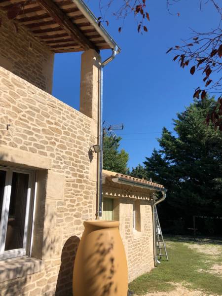 Installation de gouttières 