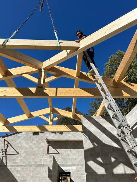 Charpente traditionnelle pour construction neuve dans les Bouches du Rhône