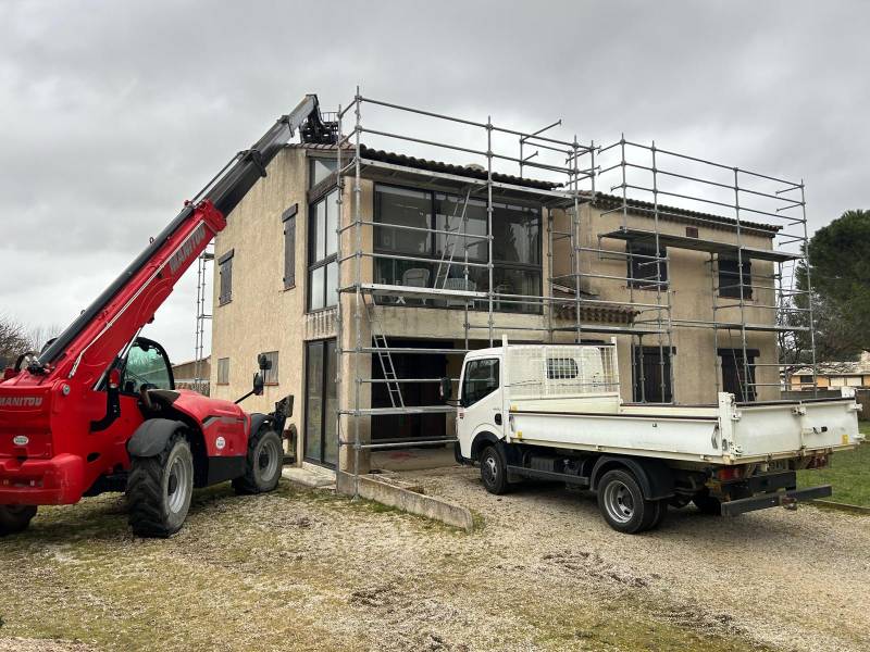 Chantier toiture à Gignac-la-Nerthe Bouches du Rhône