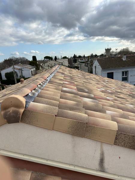 Réfection complète d'une toiture à Gardanne dans les Bouches du Rhône