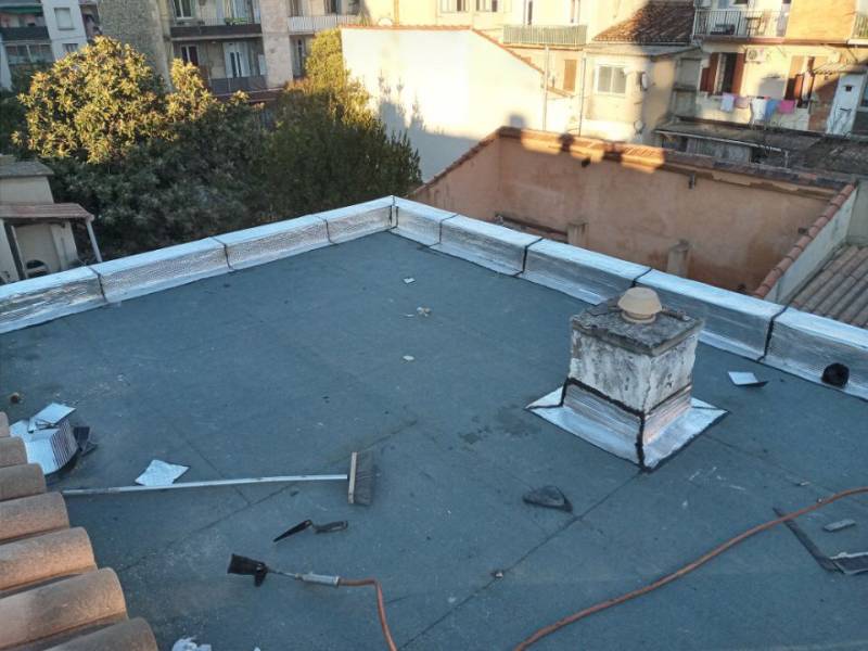 Rénovation de l’étanchéité d’un toiture terrasse dans le 8ème arrondissement de Marseille